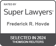 Rated By Super Lawyers | Frederick R. Hovde | Selected In 2024 | Thomson Reuters