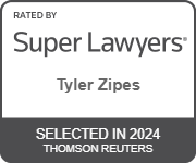 Rated By Super Lawyers | Tyler Zipes | Selected In 2024 | Thomson Reuters